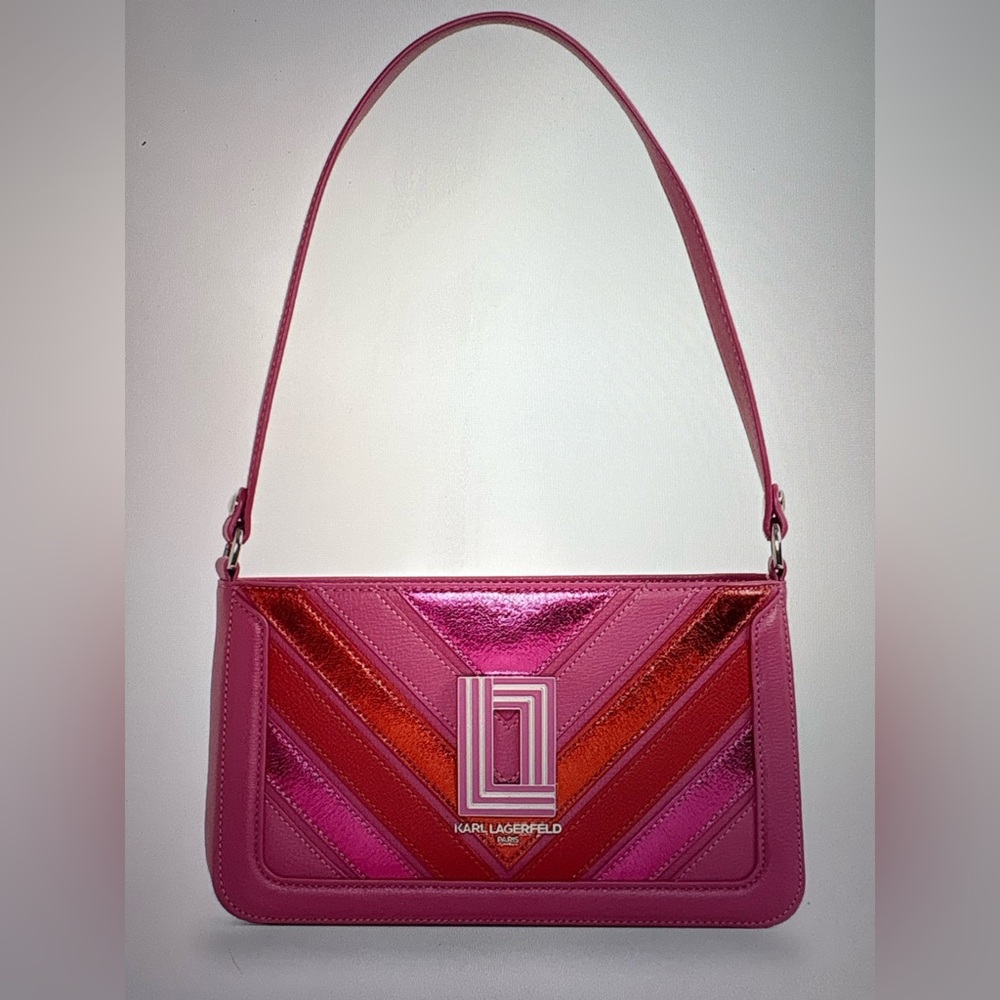 🩷💜🩷 KARL LAGERFELD SIMONE DEMI SHOULDER BAG 🩷💜🩷 NWT 🩷💜🩷